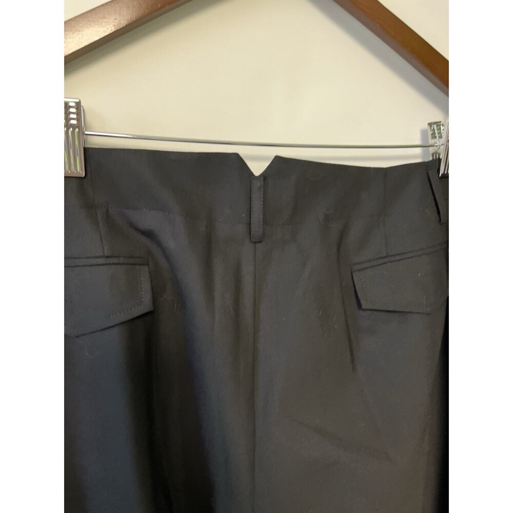 NEW VTG Talbots Black Wool Blend Pants 20W Plus Size Fabric Made Italy Classic - Picture 8 of 14